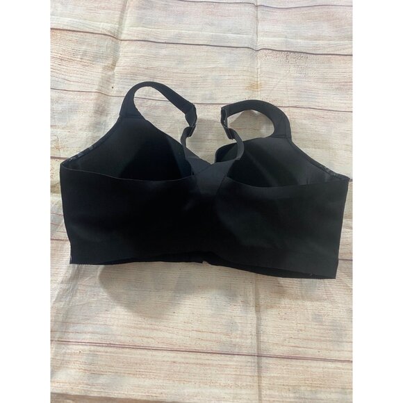 Victoria Sport Women's Black Double Layered Front CLosure Sports Bra - 36DDD - Picture 7 of 10